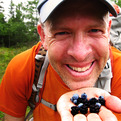 Jeff in berry heaven, Voyageurs NP, Minnesota