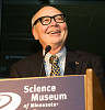 Tim Robinson is pictured here speaking at the Nobel Conference preview dinner at the Science Museum of Minnesota.