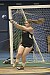 Josie Thulien finished first in the weight throw for the Gusties.