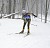 Junior Chandra Daw works hard in the freestyle race.