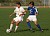 Chris Pinahs shields a Luther player away from the ball
