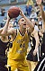 Phil Sowden looks for a basket.