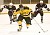 Loren Havemeier handles the puck on a breakaway.