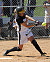 Rachael Click looks for a hit.