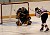 Tom Awaijane scores on a rebound just over three minutes into the game