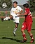 Forward Dan Suchy looks to control the ball for the Gusties.