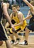 Andrew Olson works his way through traffic against Bethel.