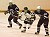 Ben Olilla works for position in front of the Augsburg net.