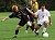 Jack Underwood makes a play for the ball (Photo courtesy St. Mary's Sports Information).