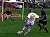 Stefan Kolis gets a good look at the net.