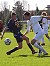 Mike Butterworth makes a move around a defender.