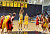 Trevor Wittwer makes one of his six free throws in the game.  He finished with 25 points.