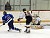 Josh Swartout makes a save on a shot by Brendan Hull of Marian.