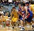 Jesse Van Sickle drives to the basket against the Scots at Gus Young Court back in November.
