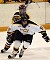 Sophomore David Martinson recorded a hat trick in the Gusties 10-1 win.