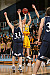 Tyler Kaus hits a clutch three with :13 left to pull the Gusties within three points. (Bridget Fowler photo)