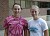 2008 Team Captains Kayla Ricksham (left) and Kelly Chaudoin.