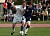 Fraser Horton battles for possession with a Bethel player.