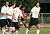Skylar Schulz (23) celebrates with Justin Egleseder (11) after Schulz scored on a pretty direct kick late in the first half.