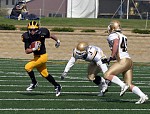 Elliott Herdina making one of his 11 catches on the day.