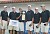 NCAA Champions (l to r): Neil Johnson, Brent Borgstahl, Luke Benoit, Brady Hoffman, Chase Thonvold, Coach Scott Moe