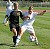 Gustie defender #3 Jenna Castellano  holds off #15 Lindsay Ruisch.