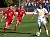 #20 Jon Astry dribbles away from Cardinal defenders.