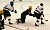 Reegan Rehm keeps the puck away from a Pointer defender.