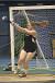 Josie Thulien finished first in the weight throw for the Gusties.