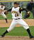 Ricky Sabo nearly missed a no-hitter in game one.