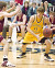 Trevor Wittwer drives the baseline.