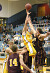 Trevor Wittwer is fouled taking a jumper in the paint.