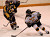 Rory Dynan pushes the puck up the ice.  Dynan registered three assists in the game.