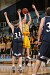 Tyler Kaus hits a clutch three with :13 left to pull the Gusties within three points. (Bridget Fowler photo)