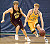 Doug Espenson drives to the basket for two of his 19 points against the Cobbers.