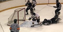Loren Havemeier scores his sixth goal of the season on Saturday.