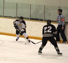 Steven Jensen looks to for the open man.