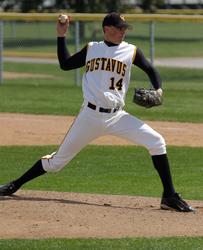Freshman Kraig Olson was the winning pitcher in game one.