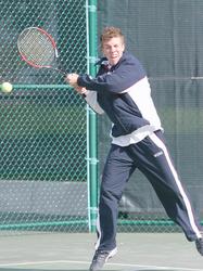 Andy Bryan posted a 6-1, 6-1 win at #3 singles.