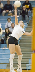 Andrea Kron on the attack.
