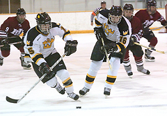 Returning forwards Ben Olilla (left) and Steven Jensen (right).