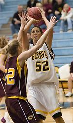 Junior Bri Monahan takes a jumper deep in the lane.