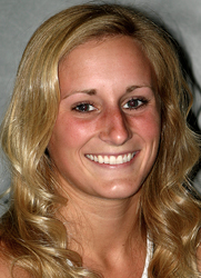 Team captain Ashley Cronen finished second in the 400-meter run at the 2005 MIAC Indoor Championships.