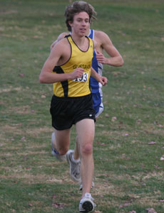 Alex Zupan placed first in the 4K race with a time of 12:53