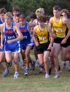 Start of Friday's meet
