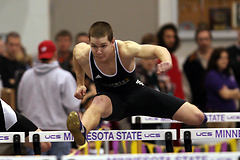 Returning all-conference hurdler Tyler Miest