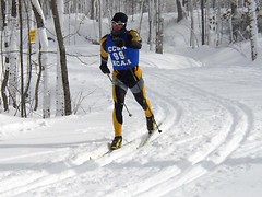 Senior Erich Ziegler skied to a 14th-place finish in Saturday's classic race.