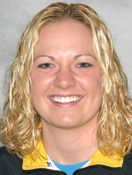 Sophomore Sara Pfau picked up All-MIAC honors in six events, winning the 200 individual medley.