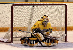 Goaltender Kitty Hurley