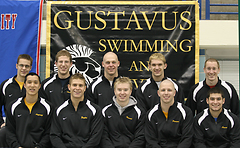 The Gustavus men's swimming and diving team will send ten representatives to the NCAA Division III Men's Championships